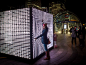 Interacting LED art installation / Canary Warf