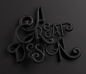 Organic 3D Type : Organic 3D typographic experiments.