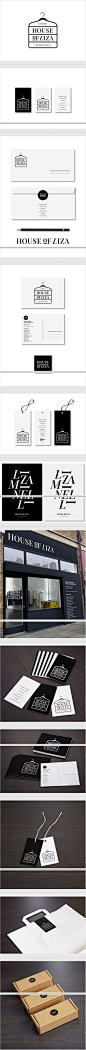 Cool Brand Identity Design on the Internet. House of Liza. #branding #brandidentity #identitydesign @ http://www.pinterest.com/alfredchong/brand-identity/: 