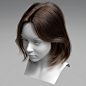 Realistic Hair XGen in Arnold, Box Shih : The hair is my first attempt at XGen,it was rendered with Arnold. _素材——毛发_T2020827