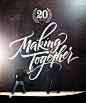 Typeverything.com - Luca Barcellona, brush lettering for a private event.