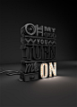 Turn Me On : My take on the extremely over done and common practice of EXTRUDED 3D TYPE. PS + C4D