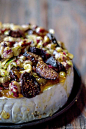 French Baked Brie with Figs, Walnuts and Pistachios | The Mediterranean Dish