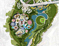 【新提醒】PSD 高清滨江湿地公园-城市生态公园分层景观平面图_PSD彩平_ZOSCAPE-园林景观设计意向图库|园林景观学习网 - 景观规划意向图