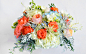 Цветы, букет, розы, фрезия, гортензия, freesia, hydrangea, flowers