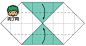 怎么折纸盒子—带心形标签的折纸盒子图解