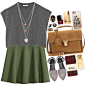 A fashion look from September 2016 featuring crop top, skater skirts and red tights. Browse and shop related looks.