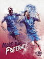 ESPN / EURO 2016 illustrations : To celebrate the UEFA Euro 2016 tournament, ESPN decided to create a series of 25 posters, highlighting the best players.The concept is to use for each posters the same catchphrase "More Than…" then customizing i