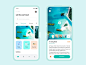 Travel concept design ux island app concept ui design