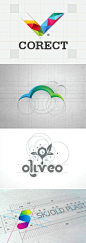 Logo设计辅助线 | 视觉中国