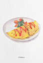 Yummy Food watercolor(10)