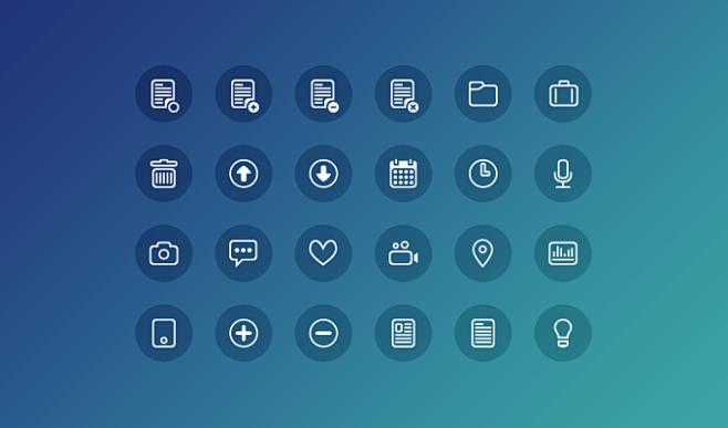 24 Clean Icons