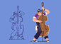 Double bass sketch