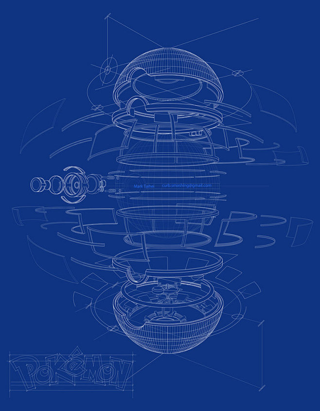 Pokeball Blueprint b...