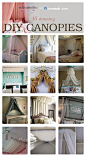 These canopies are so dreamy and whimsical, they’ll have you wishing you could stay in bed all day :) I’m in love!