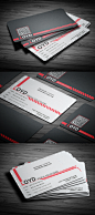 Black White Business Card