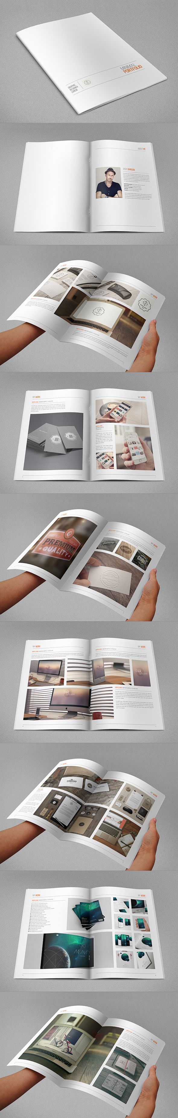 [创意画册] 简洁的画册设计 白色时尚创...