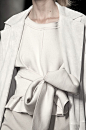 Layered Whites - sporty chic fashion details // Bottega Veneta