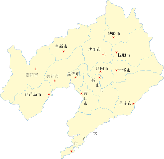 辽宁省矢量地图地图其他元素免抠png图片壁纸