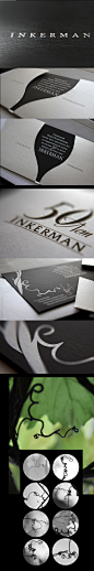 -Invitation card- "50 Years of Inkerman Vintage Winery" on Behance