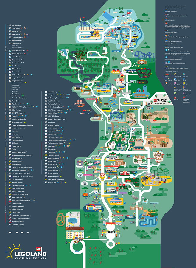 Legoland Florida map...