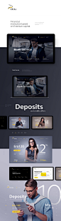 Financial Concept: Modern Bank Service on Behance