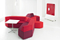 时尚办公网|办公家具|家具欣赏|灵动办公 Prisma休闲组合沙发椅系列