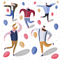 Happy Hipsters on Behance