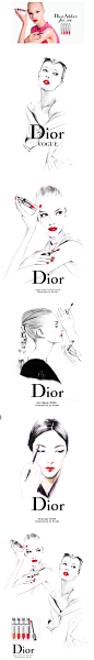 时尚插画师 -饭煮豪Ricoho 笔下美腻的Dior女郎！ | 视觉中国 旗下创意社区-视觉me
