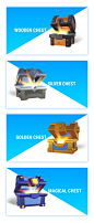 Game asset - casual animation chests