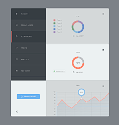 蓝色番茄漫游采集到flat ui