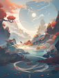 With_ethereal_illustration_style_vast_landscapes_Asian_styl_b7c7b6fe-670d-4caa-988c-b668032e79dd.png (928×1232)