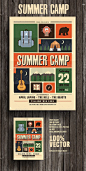 PSD独立夏令营模板•只能在这里➝http://graphicriver.net/item/indie-summer-camp/16494881?ref=pxcr： 