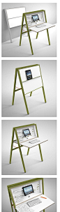 可折叠式办公桌 by Michael Hilgers_产品设计_LIFE³生活_设计时代品牌研究设计中心 - THINKDO3.COM