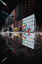 lightroom Moody neon night Photography  reflection Street Urban japan