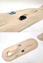 Modern Wooden Toy Car Track & Mountain