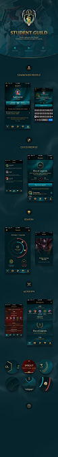 Student Guild / League of Legends : Mobile Application and Website for Russian Сommunity of League of Legends