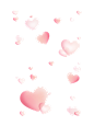 唯美浪漫漂浮的粉色爱心泡泡屏幕特效1690533186661