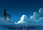 #オリジナル Blue sky - K.Hati的插画 - pixiv : 朝霧ヒロキさんの楽曲に描き下ろしました。https://www.youtube.com/watch?v=4Q5Taye5d9w