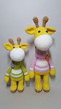 crochet pattern amigurumi Giraffe by MKRHO on Etsy