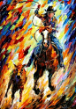 Vaquero.Leonidas Afremov.