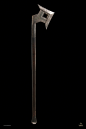 Dwarven Weapons, Edward Denton : Here is a collection of Dwarven weaponry I 3D modeled for the Hobbit movies. Sadly I can't show any of the 3d models only a select few photos of final props. All of these weapons were made under the tightest and craziest d