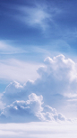 天空云层蓝色天空大海(658x1170)背景