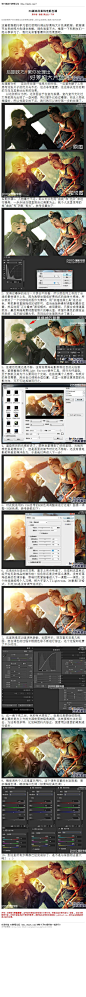 #人物调色#《photoshop调出好莱坞电影色调》 这篇教程教PS学习者们使用PS调出好莱坞大片色调教程，教程调节出来的照片色调非常棒，调色难度不大，推荐一下和朋友们一起分享学习了 教程：http://www.16xx8.com/plus/view.php?aid=113331&pageno=all