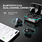 Monster Mission V1 Wireless Earbuds, Bluetooth 5.0 Built-in Mic Noise Cancelling Gaming Earbuds, Cool Light Effects with Music & Game Modes, 48ms Ultra Low-Latency Gaming Earphones : Amazon.ca: Electronics