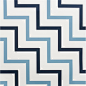 Zig Zag Paper NavySky P2013105550  Geometric, Paper, Wall Coverings  by Lee Jofa