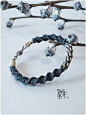 定制 【烟灰色】罗马尼亚麻绳编织手链 手工定制  设计 新款 2013