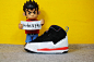 Nike Air Jordan Spizike 黑白红 小童鞋