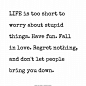 Love and Life Quote: girly 