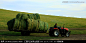 牧草收割运输,劳动生产,农林渔牧,摄影,汇图网www.huitu.com